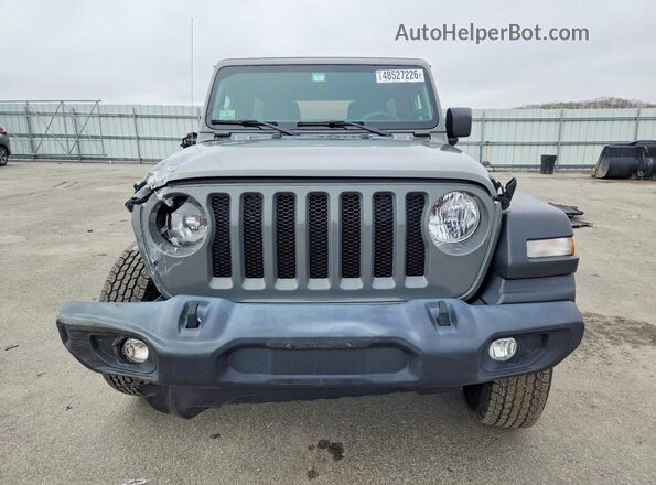 1C4HJXDN2MW751408 2021 JEEP WRANGLER Серый Вид спереди