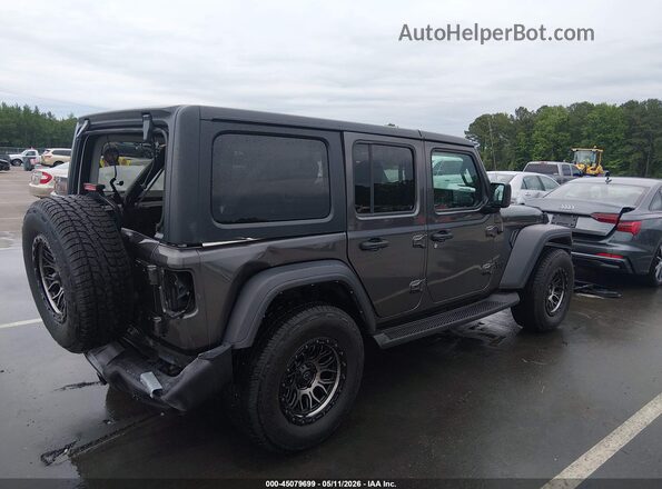 1C4HJXDN2MW803491 2021 JEEP WRANGLER UNLIMITED Gray Tył prawy