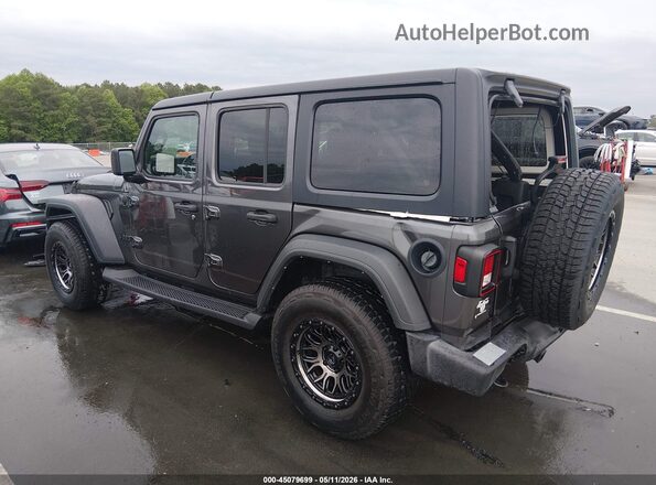 1C4HJXDN2MW803491 2021 JEEP WRANGLER UNLIMITED Gray Tył lewy
