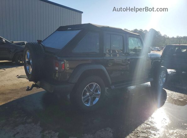 1C4HJXDN4LW268632 2020 JEEP WRANGLER Черный Задняя правая четверть