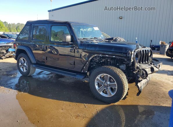 1C4HJXDN4LW268632 2020 JEEP WRANGLER Черный Передняя правая четверть