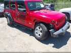 2021 Jeep Wrangler Unlimited Sport S 4x4 Red vin: 1C4HJXDN4MW527976