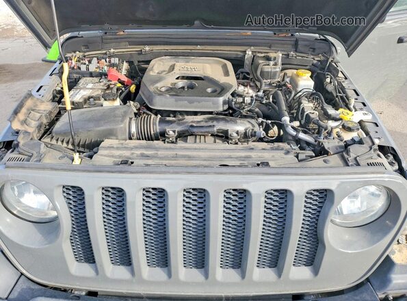 1C4HJXDN7LW114500 2020 JEEP WRANGLER Серый Вид подкапотного пространства