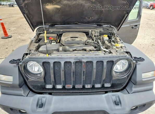 1C4HJXDN7MW755759 2021 JEEP WRANGLER Черный Вид подкапотного пространства