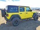 2023 Jeep Wrangler Sport Желтый vin: 1C4HJXDN7PW632855