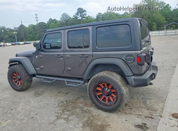 1C4HJXDN9LW114403 2020 JEEP WRANGLER Gray Trasero izquierdo