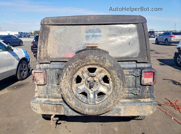 1C4HJXDNXLW330907 2020 JEEP WRANGLER Черный Вид сзади