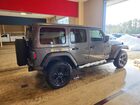 2021 Jeep Wrangler Unlimited Sahara Серый vin: 1C4HJXEG0MW776159