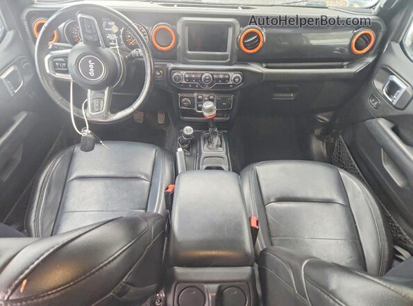 1C4HJXEG0MW776159 2021 JEEP WRANGLER Серый Вид панели приборов