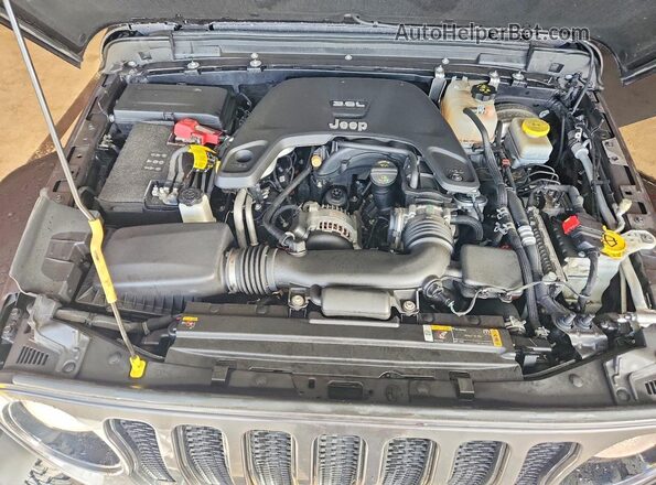 1C4HJXEG0MW776159 2021 JEEP WRANGLER Серый Вид подкапотного пространства