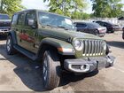 2021 Jeep Wrangler Unlimited Sahara 4x4 Green vin: 1C4HJXEG7MW762047