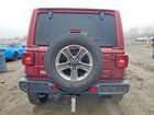 2021 Jeep Wrangler Unlimited Sahara Burgundy vin: 1C4HJXEG8MW769749
