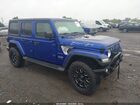 2018 Jeep Wrangler Unlimited Sahara 4x4 Blue vin: 1C4HJXEGXJW244879