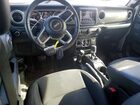 2019 Jeep Wrangler Unlimited Sahara Серый vin: 1C4HJXEN4KW524331