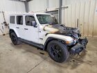 2020 Jeep Wrangler Unlimited Sahara Белый vin: 1C4HJXEN6LW285771