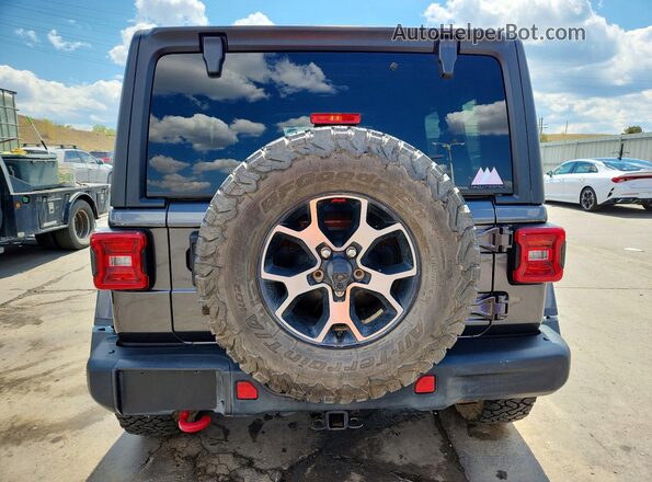 1C4HJXFG2MW576723 2021 JEEP WRANGLER Gray Widok z tyłu