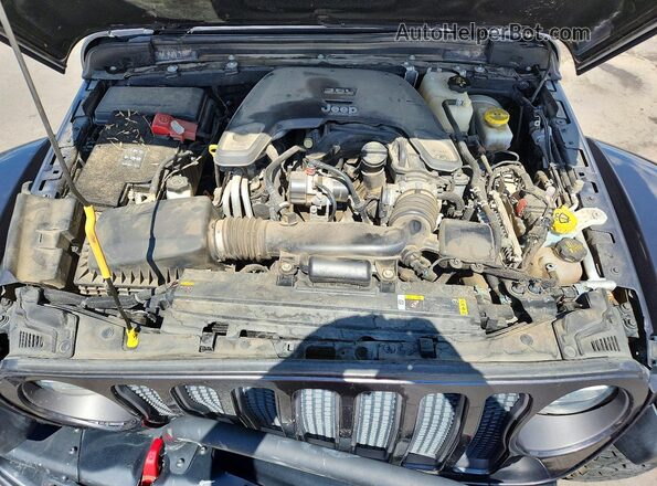 1C4HJXFG2MW576723 2021 JEEP WRANGLER Gray Widok komory silnika