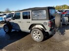 2018 Jeep Wrangler Unlimited Rubicon Gray vin: 1C4HJXFG3JW251817