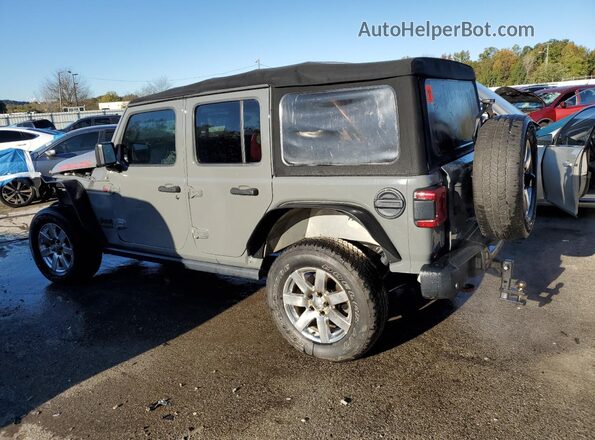 1C4HJXFG3JW251817 2018 JEEP WRANGLER Gray Հետևի ձախ