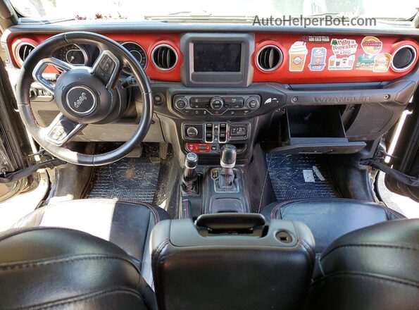 1C4HJXFG4LW247441 2020 JEEP WRANGLER Black Dashboard view