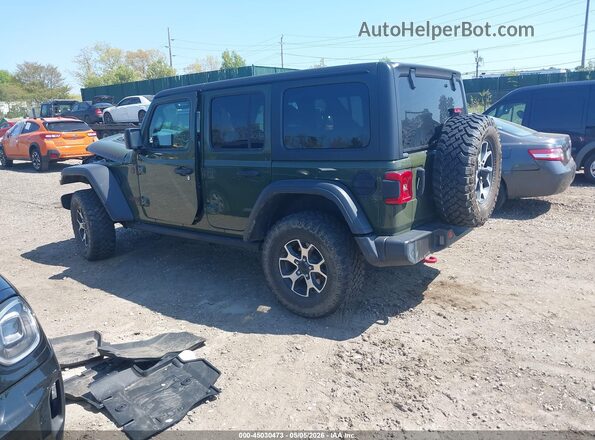 1C4HJXFG4MW615392 2021 JEEP WRANGLER UNLIMITED Зеленый Задняя левая четверть