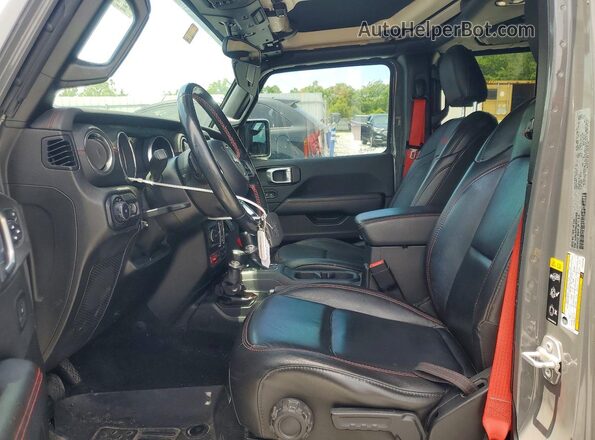 1C4HJXFN0LW337958 2020 JEEP WRANGLER Серый Вид салона спереди