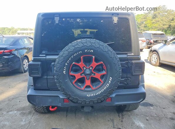 1C4HJXFN0MW516129 2021 JEEP WRANGLER Черный Вид сзади