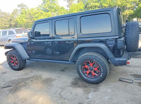 1C4HJXFN0MW516129 2021 JEEP WRANGLER Черный Задняя левая четверть