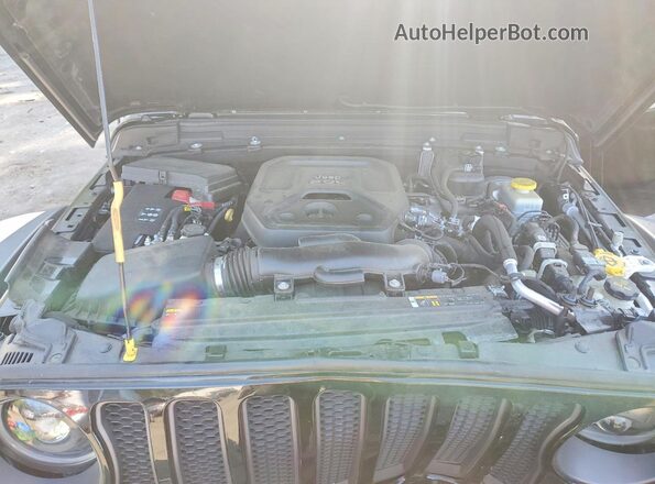 1C4HJXFN0MW516129 2021 JEEP WRANGLER Черный Вид задней части салона