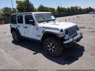 2022 Jeep Wrangler Unlimited Rubicon 4x4 White vin: 1C4HJXFN4NW188862