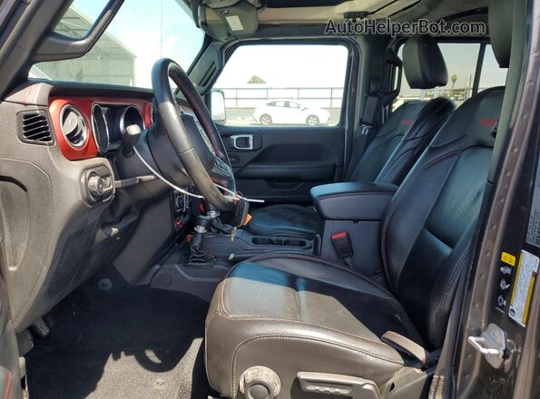 1C4HJXFN5MW796601 2021 JEEP WRANGLER Угольный Вид салона спереди