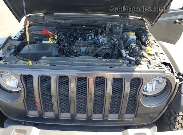 1C4HJXFN5MW796601 2021 JEEP WRANGLER Угольный Вид подкапотного пространства