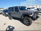2022 Jeep Wrangler Unlimited Rubicon 4x4 Gray vin: 1C4HJXFN5NW161928