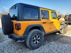 2021 Jeep Wrangler Unlimited Rubicon Желтый vin: 1C4HJXFN8MW659457