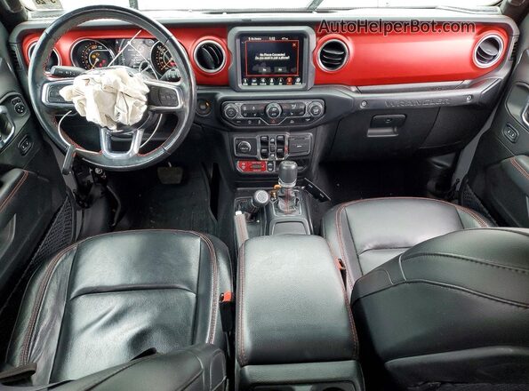 1C4HJXFN8PW508350 2023 JEEP WRANGLER Серый Вид панели приборов