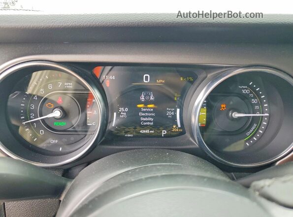 1C4JJXN68PW592648 2023 JEEP WRANGLER Black Widok zestawu wskaźników