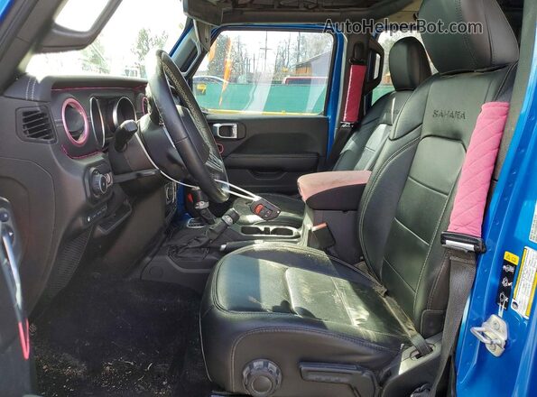 1C4JJXP64MW802462 2021 JEEP WRANGLER Синий Вид салона спереди
