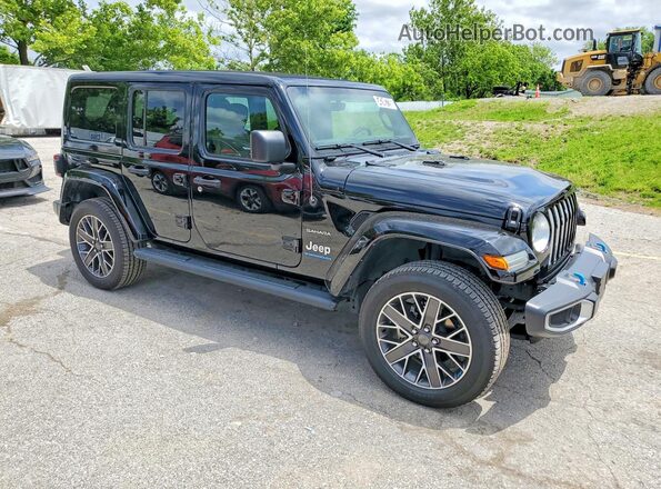 1C4JJXP6XPW557400 2023 JEEP WRANGLER Black Передня права чверть