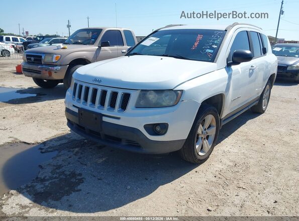 1C4NJCBA0GD641548 2016 JEEP COMPASS Белый Передняя левая четверть