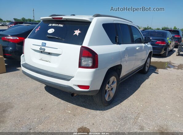 1C4NJCBA0GD641548 2016 JEEP COMPASS Белый Задняя правая четверть