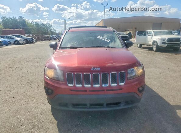 1C4NJCBA1GD738225 2016 JEEP COMPASS Красный Вид спереди