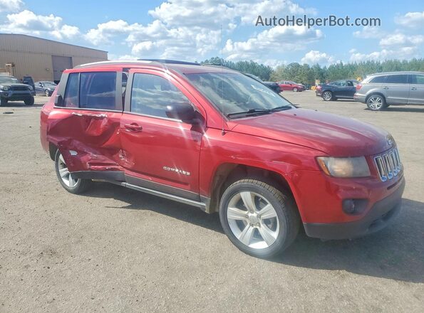 1C4NJCBA1GD738225 2016 JEEP COMPASS Красный Передняя правая четверть