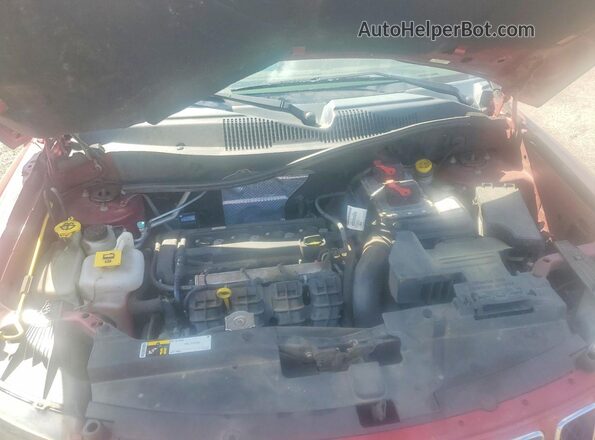 1C4NJCBA1GD738225 2016 JEEP COMPASS Красный Вид задней части салона