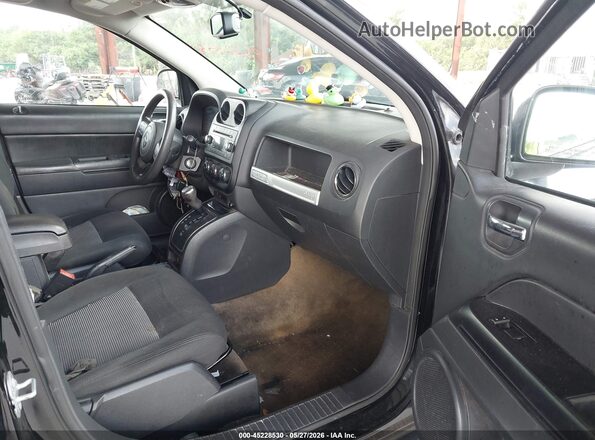 1C4NJCBA2HD124267 2017 JEEP COMPASS Черный Вид салона спереди