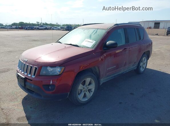 1C4NJCBA3GD681574 2016 JEEP COMPASS Red Przód lewy
