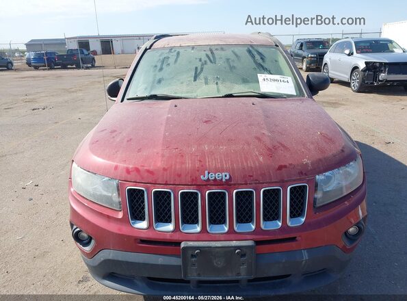 1C4NJCBA3GD681574 2016 JEEP COMPASS Red Widok z przodu