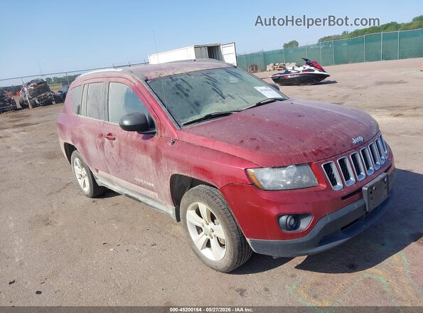 1C4NJCBA3GD681574 2016 JEEP COMPASS Red Przód prawy
