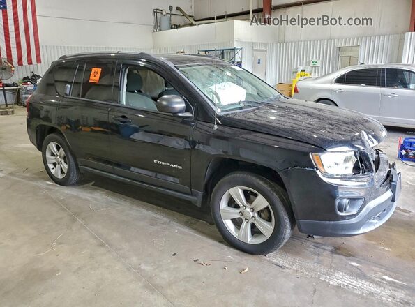 1C4NJCBA3GD704934 2016 JEEP COMPASS Черный Передняя правая четверть