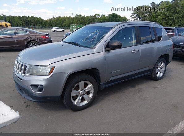 1C4NJCBA4GD553764 2016 JEEP COMPASS Серый Передняя левая четверть