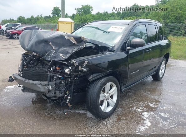 1C4NJCBA4GD675086 2016 JEEP COMPASS Black Vista tres cuartos delantera izquierda